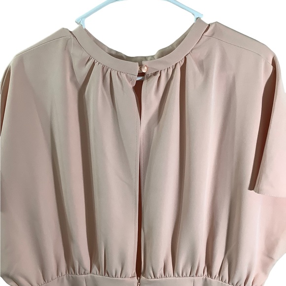 ASOS Blush Pink Midi Dress - Picture 5 of 6